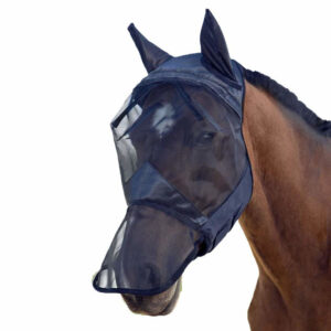 Breathable Polyester Horse Fly Mask With Ears