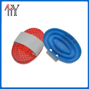 Plastic Printed Massage Horse Brush