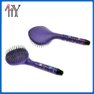 Rubberized Printed Tail Comb Horse Grooming Tool