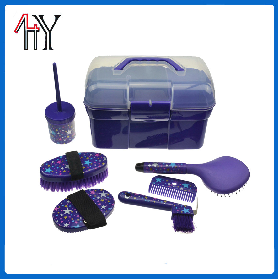 Horse Grooming Kit Small Toolbox Brush Set