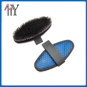 Plastic TPE Coated Printed Soft Horse Brush
