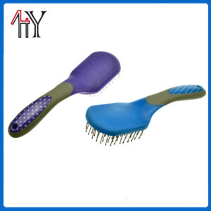 PP TPE Coated Horse Tail Comb 23x7.1 cm
