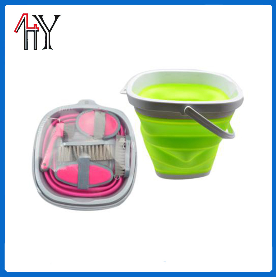 Rubber Coated Horse Hoof Pick with Brush