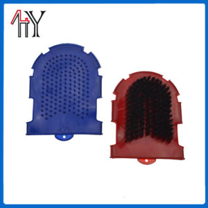 Double-Sided Grooming Glove Brush PVC PP