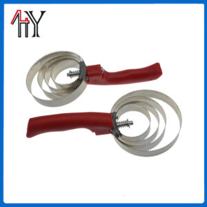 Four Ring Stainless Steel Horse Brush 23x10.5cm