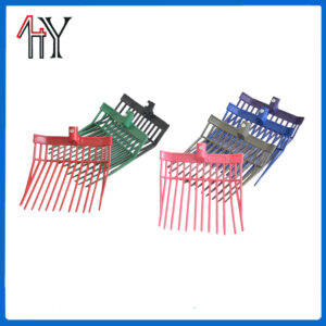 ABS Plastic Small Manure Fork 29x32 cm for Stable Use