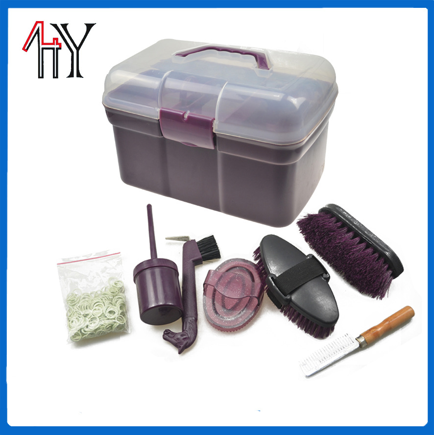 Large Toolbox Horse Grooming Kit PP PVC 30.5x20.5x19 cm