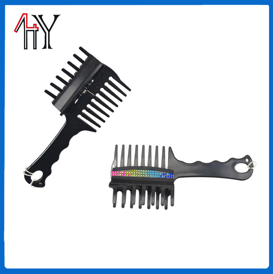 PP Tail Comb With Rhinestones 23.8 cm