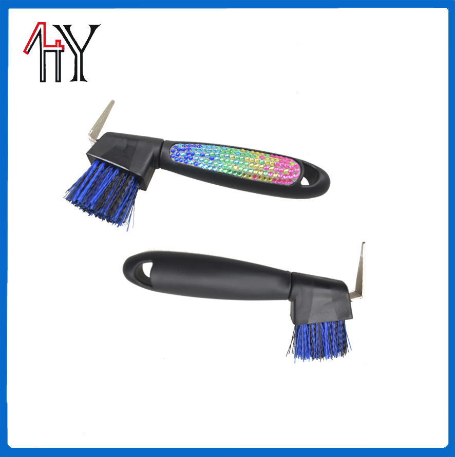 Rhinestone Decorated Plastic Horse Brush
