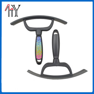 Rhinestone Horse Sweat Scraper With Round Handle