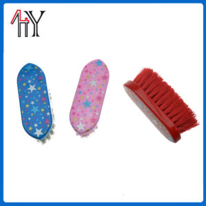Hard Bristle Horse Brush PP 14x5cm