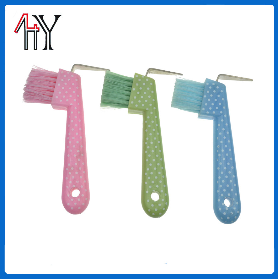 Plastic Printed Horse Hoof Pick Brush