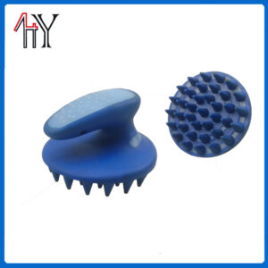 Rubber Coated Horse Massage Brush With Hard Teeth