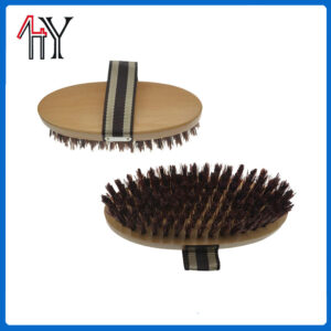 Wooden Handle Hard Horse Brush 22x9cm