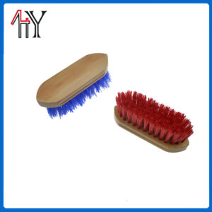 Wooden Handle Hard Bristle Horse Brush Solid Wood