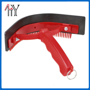 Double-Sided Horse Sweat Scraper with Square Handle