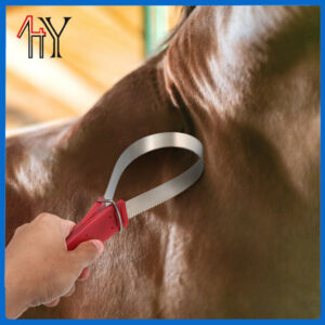 Stainless Steel Horse Sweat Scraper With PVC