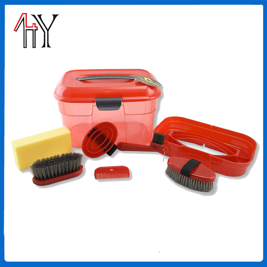 Large Toolbox Horse Grooming Kit PP PVC 27.5x19x16 cm