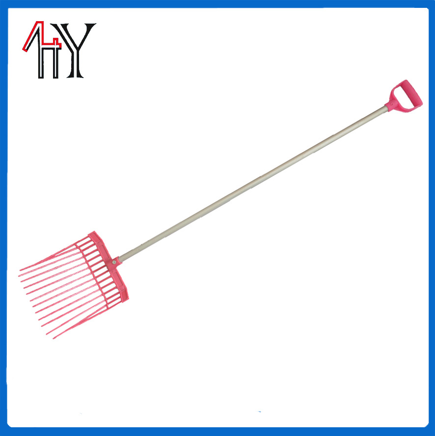 ABS Plastic Small Manure Fork 29x32 cm for Stable Use