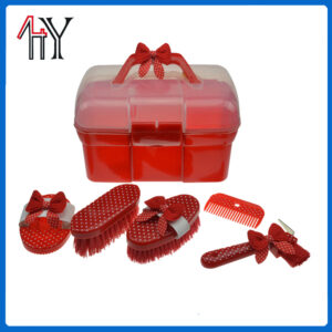 Horse Grooming Kit Small Toolbox Brush Set