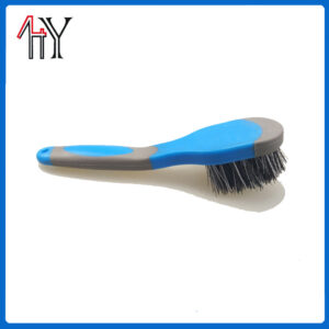 Rubber Handle Long Handle Hard Bristle Horse Brush