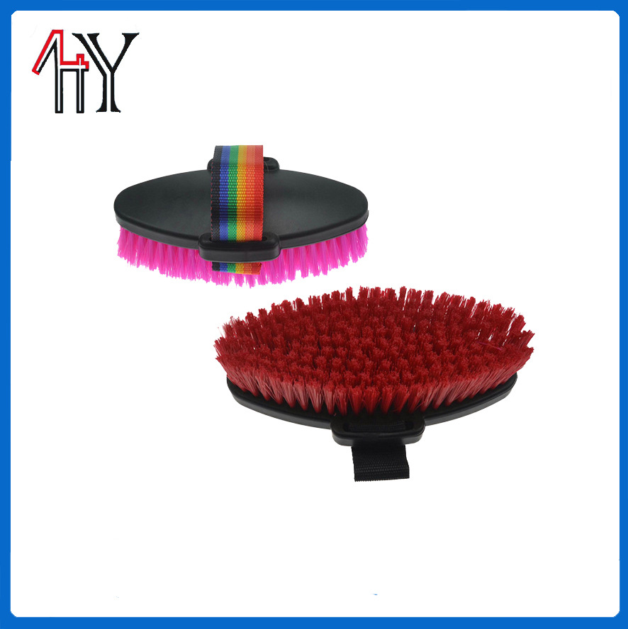 Plastic Horse Brush Sponge Oval PP