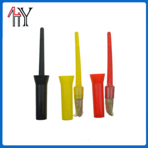 Horse Hoof Oil Brush with Cover PP Boar Bristle 3.8x3.8x22 cm