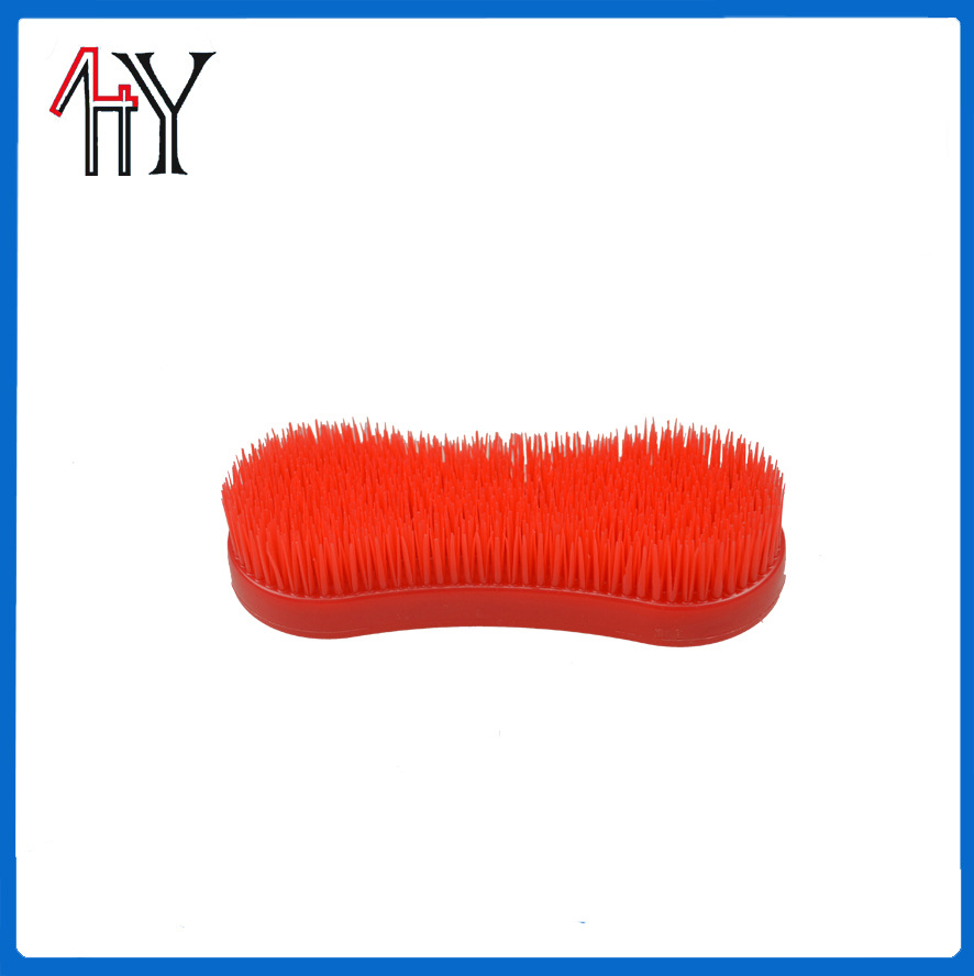 PE Plastic Horse Brush For Shedding And Grooming