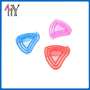 Heart Shaped Fluorescent Rubber Massage Horse Brush
