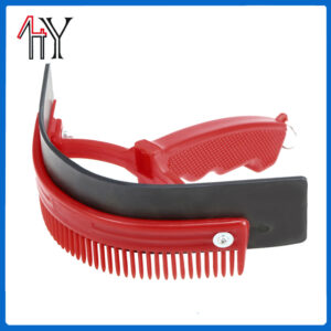 Dual-Use Square Handle Horse Sweat Scraper Comb