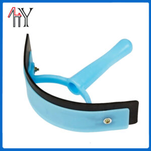 Round Handle Horse Sweat Scraper PP PVC 19.5x22.8 cm