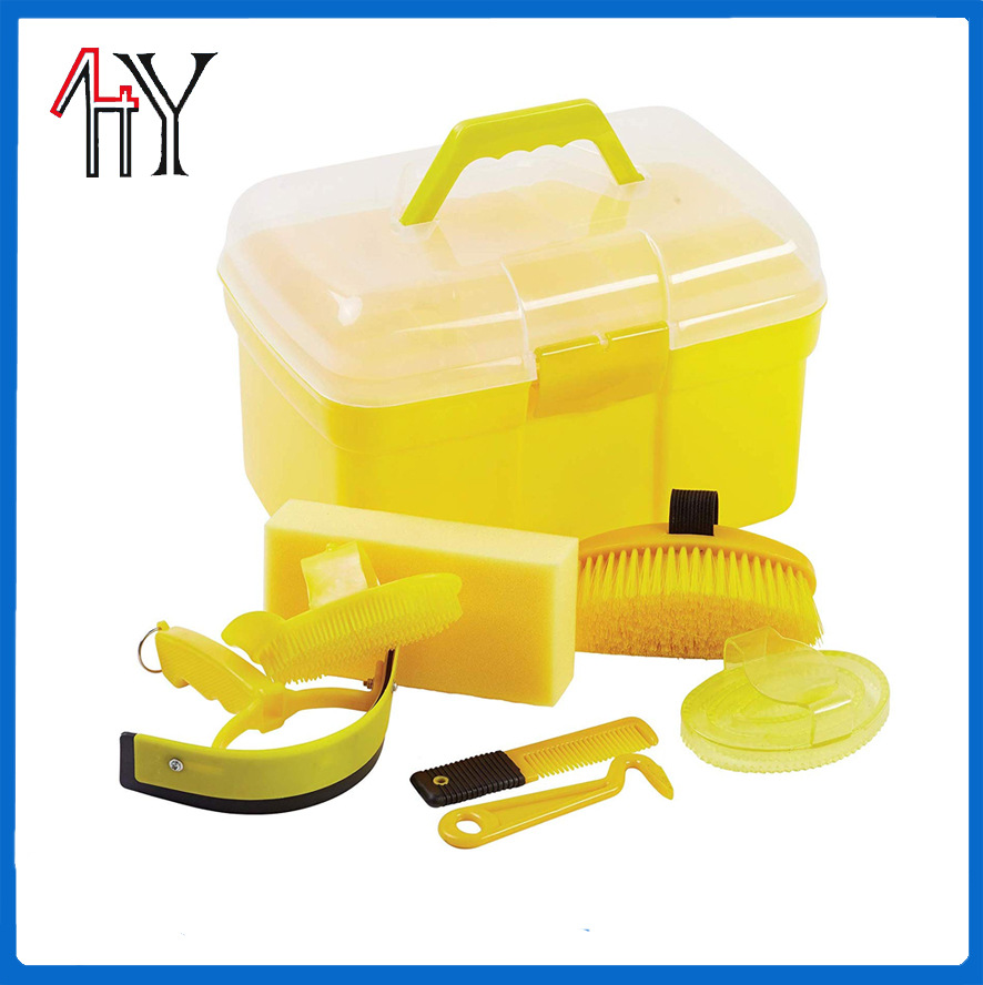 Large Toolbox Horse Brush Set PP