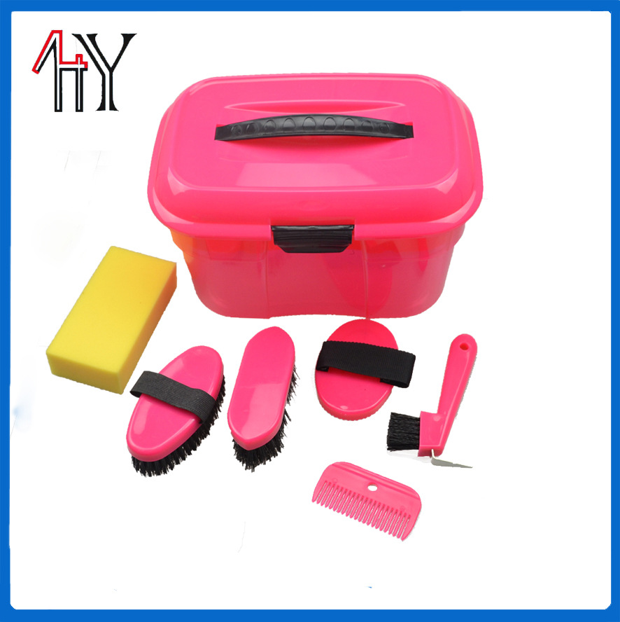 New Toolbox Horse Brush Set PP PVC