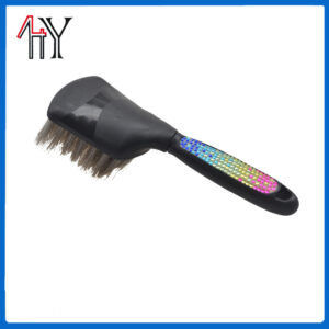 Rhinestone Long Handle Hard Horse Brush PP