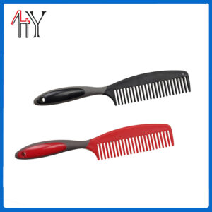Long Handle Horse Tail Mane Comb PP TPE 25.4x4 cm