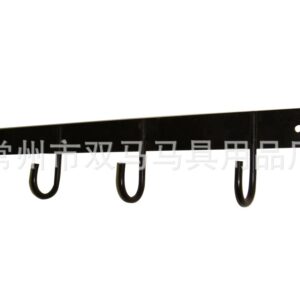 Simple Flat Iron Four-Hook Rack