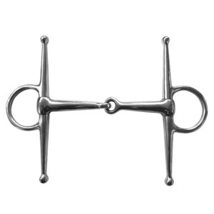 Stainless Steel Full Cheek Bit with Solid Jointed Mouth