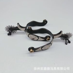 Hand-Carved Western Spurs for Equestrian Use