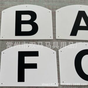 Plastic Training Sign For Equestrian Use