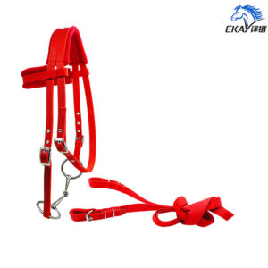 20mm PP Webbing Horse Bridle with Rein and Fleece Padding LT5001