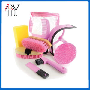 9-Piece Horse Grooming Kit With Large Cylinder Bag