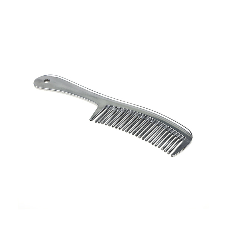 Metal Aluminum Horse Comb Polished Surface Pet Comb CB9051