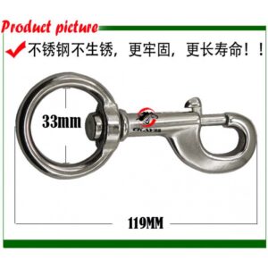 Stainless Steel Large Single Hook For Horse Lead Rope BK8314