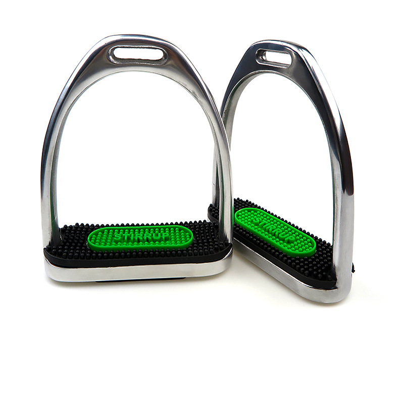 Die-Cast Aluminum Stirrup With Two-Color Rubber Pad 120 mm