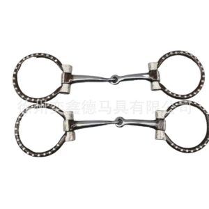 Stainless Steel Twisted O-Ring Mouth Bit Equestrian