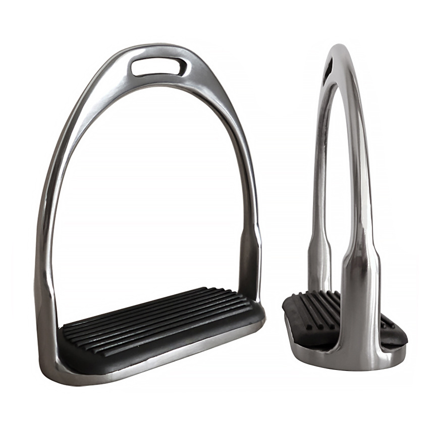 Stainless Steel Hunting Stirrup with Rubber Pad ST2103