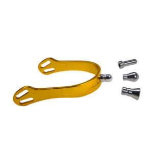 Aluminum Horse Spur with Four Replaceable Necks and Webbing Straps SP6131