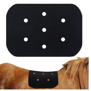 Double-sided horse saddle pad with breathable holes