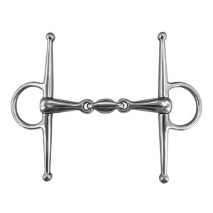 Stainless Steel Full Cheek Bit Double Broken 180mm