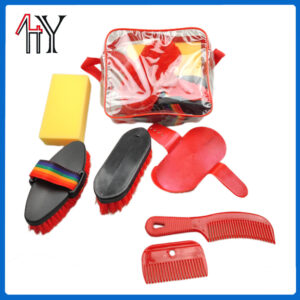 Children's Horse Grooming Toy Set In Clear Plastic Bag